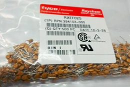 RXEF025 60V/72V 0.25A PPTC Radial Fuse