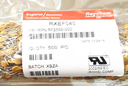RXEF040 60V/72V 0.4A PPTC Radial Fuse